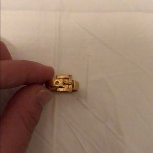 Michael Kors buckle gold ring